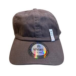 NWT Vivint Raibu Adjustable Strap Hat Dad Cap Smart Home Security Japanese Black